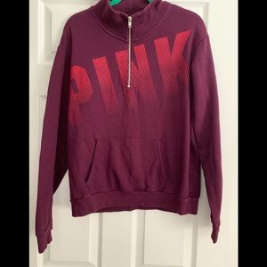 VS Pink quarter zip